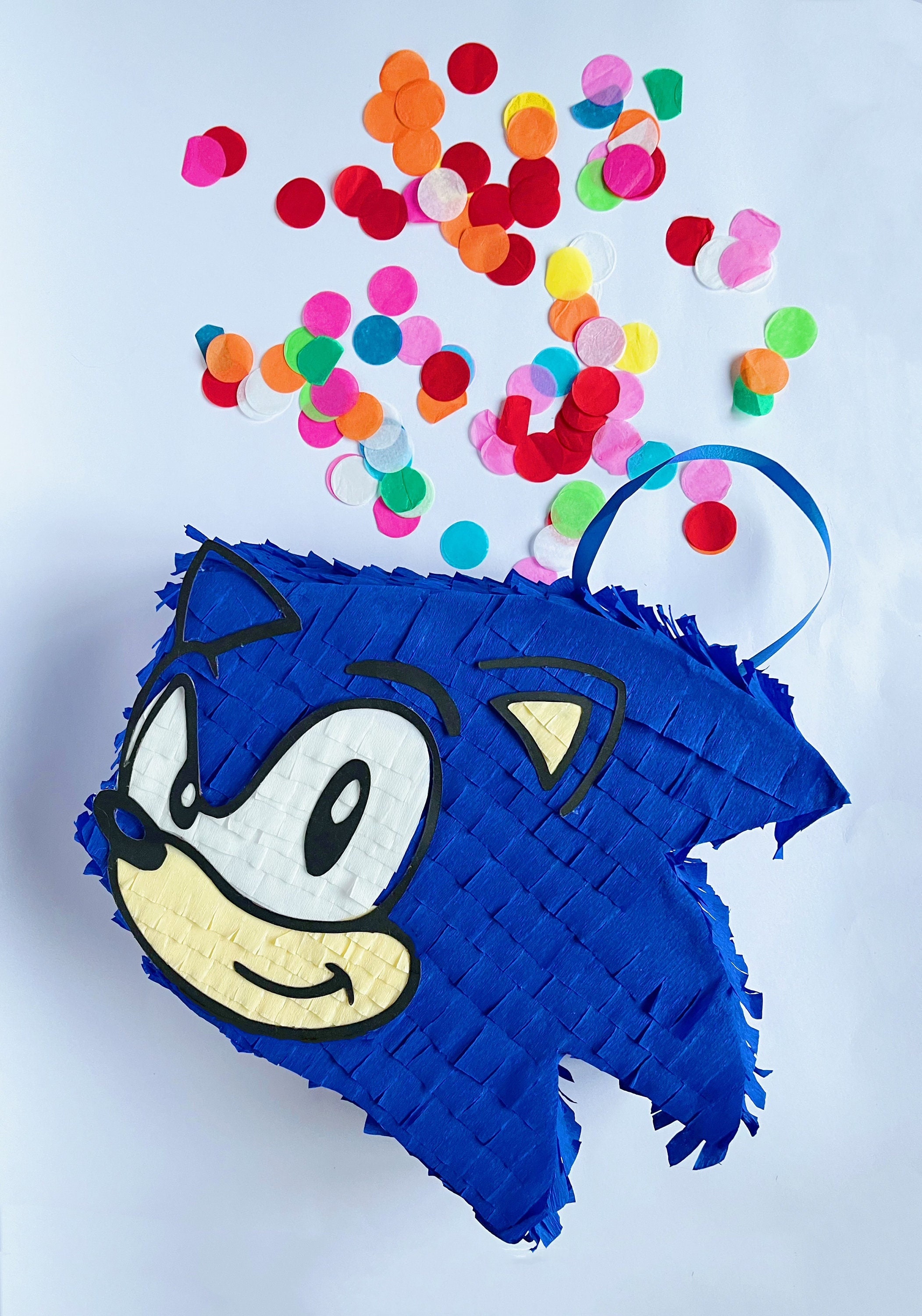 Piñata Cumpleaños Sonic Cotillón Sonic - Cotillón Activarte