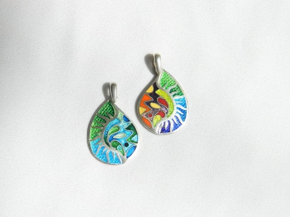 Cloisonne enamel jewelry