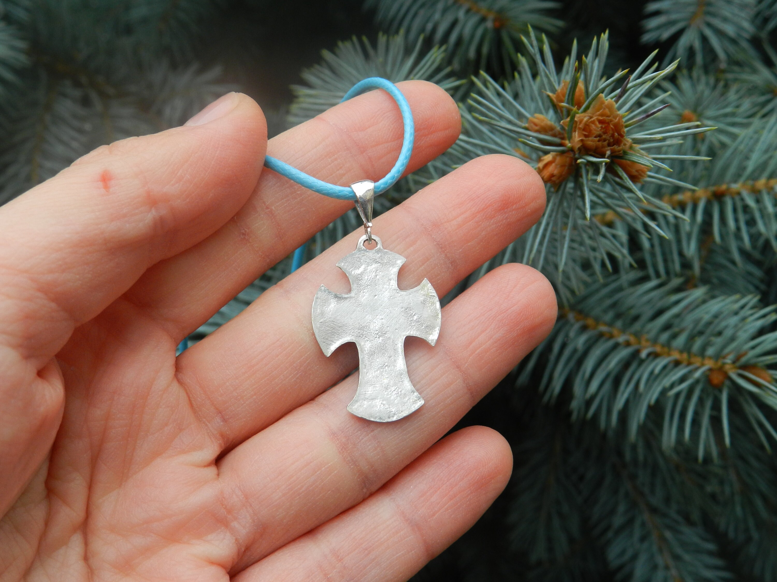 ジョージアン七宝焼き十字架、ユニセックス十字架、ミナンカリエナメル