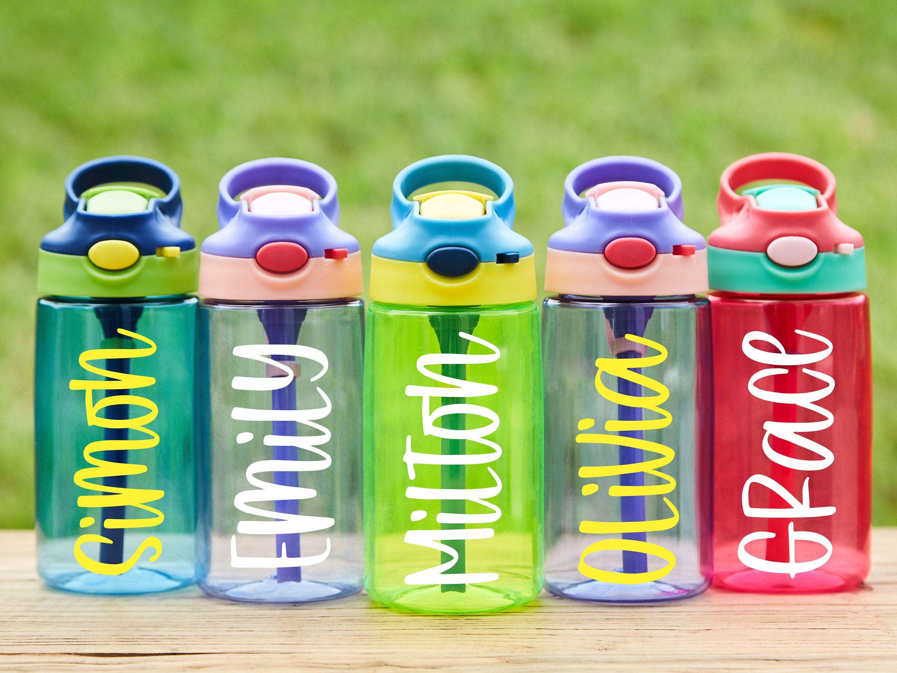 Personalized Contigo Kids Water Bottle Tumbler Toddler Name