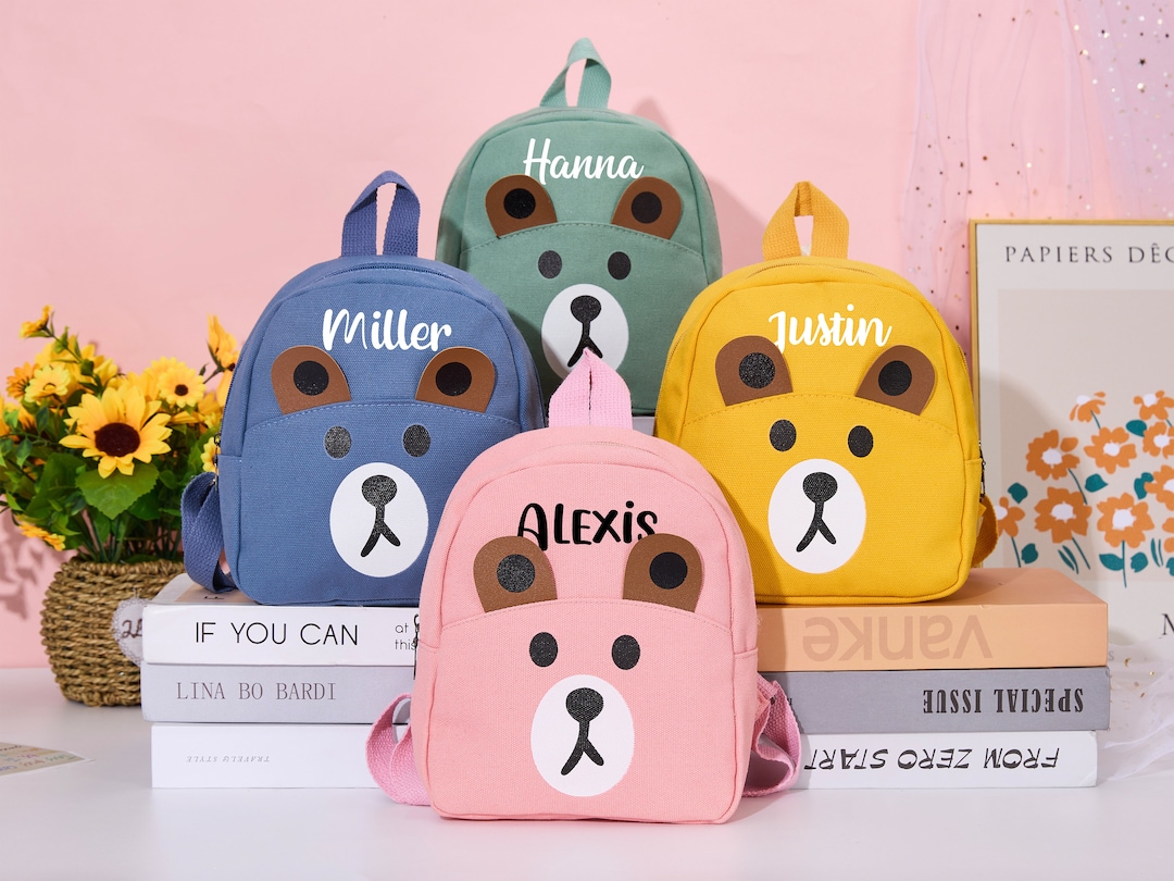 Kids Backpack With Namecustom Monogram Backpack for - Etsy