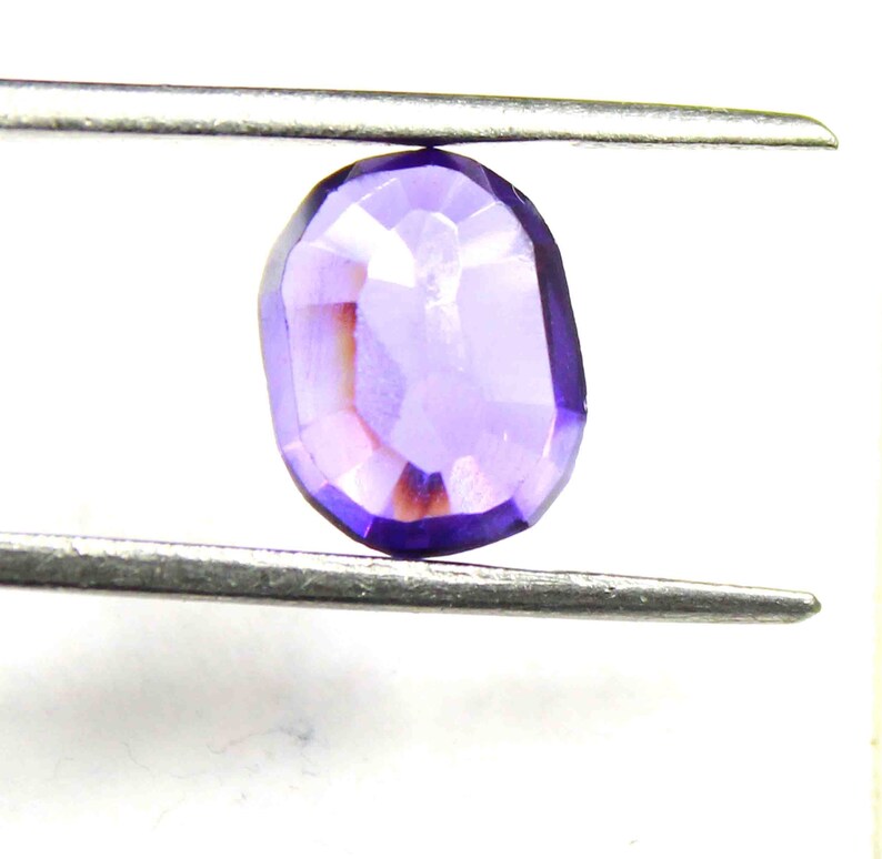 10.60 Ct Certified Natural UntreatedUnheated Ring Size Purple Sapphire Oval Shape Gemstone AN551