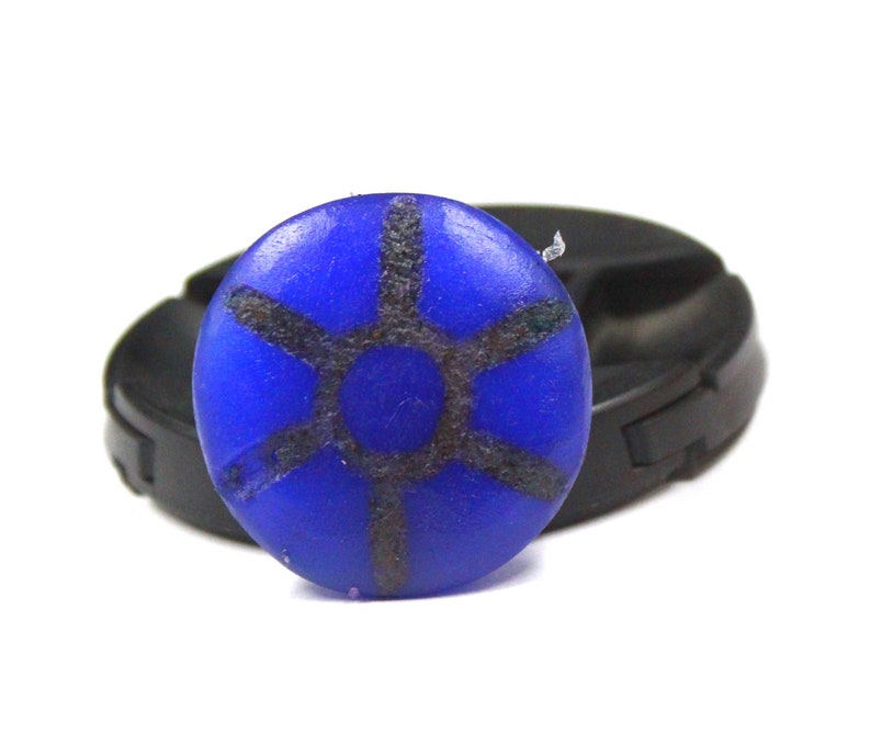 Discounted Offer 81.75 Ct Natural Trapiche African Round Shape Blue Sapphire Certified Loose Gemstone MD980