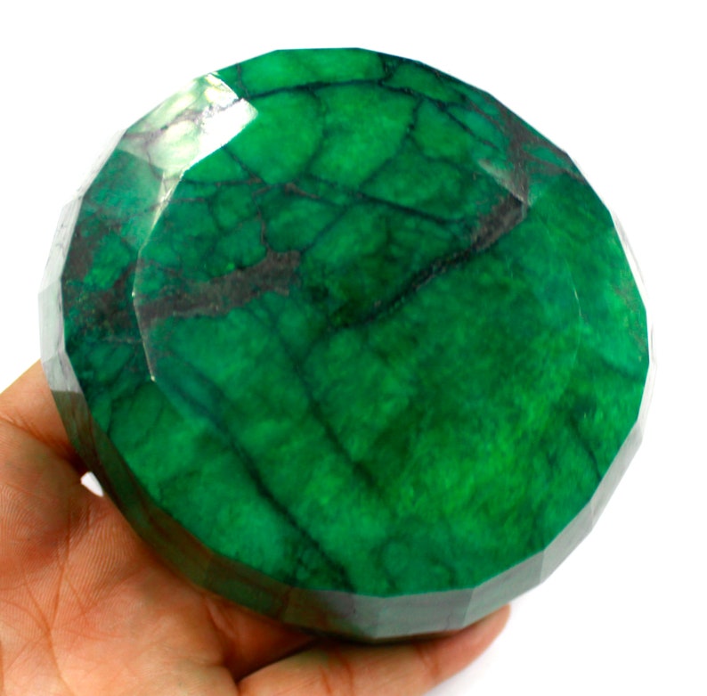 4965 Ct Certified Natural Fantastic Huge Oval Shape 107 x 98 mm Green Emerald Loose Gemstone For Jewelry Making MD33