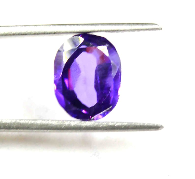 10.60 Ct Certified Natural UntreatedUnheated Ring Size Purple Sapphire Oval Shape Gemstone AN551