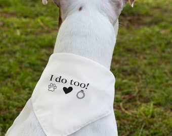 Eu também SVG, camisa de cachorro SVG, camisa de cachorro de casamento, bandana de cachorro de casamento