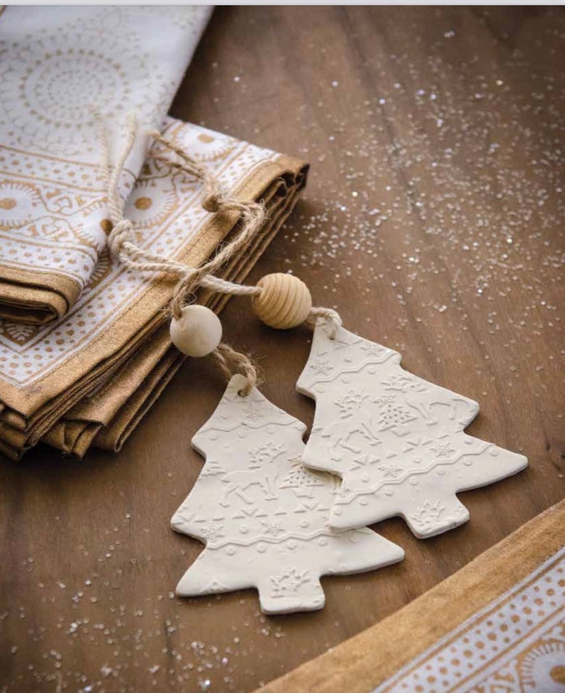 Christmas Ornaments, Polymer Clay Ornaments, Pattern Ornaments, White Ornaments, Tree Ornaments, House Ornaments, Ornaments 2020 