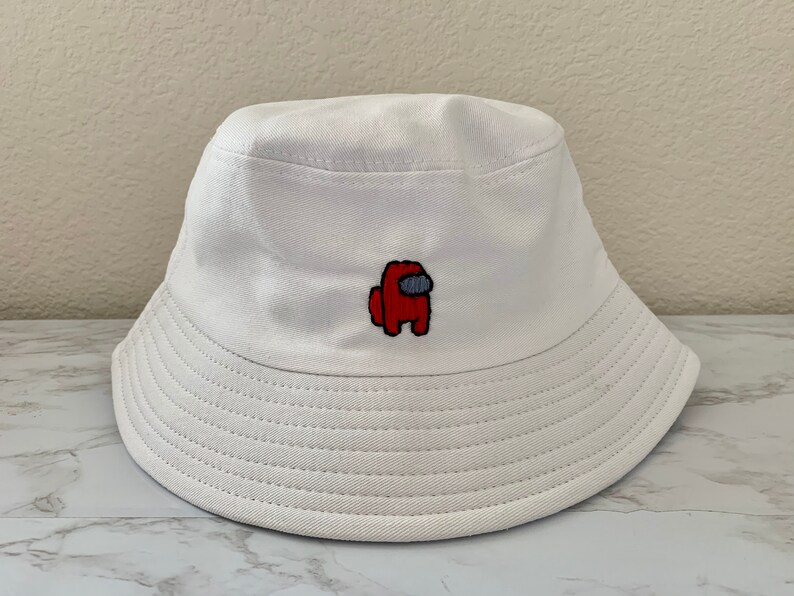 Among Us Bucket Hat Customizable & HandEmbroidered Etsy