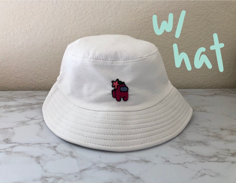 Among Us Bucket Hat Customizable & Handembroidered Etsy