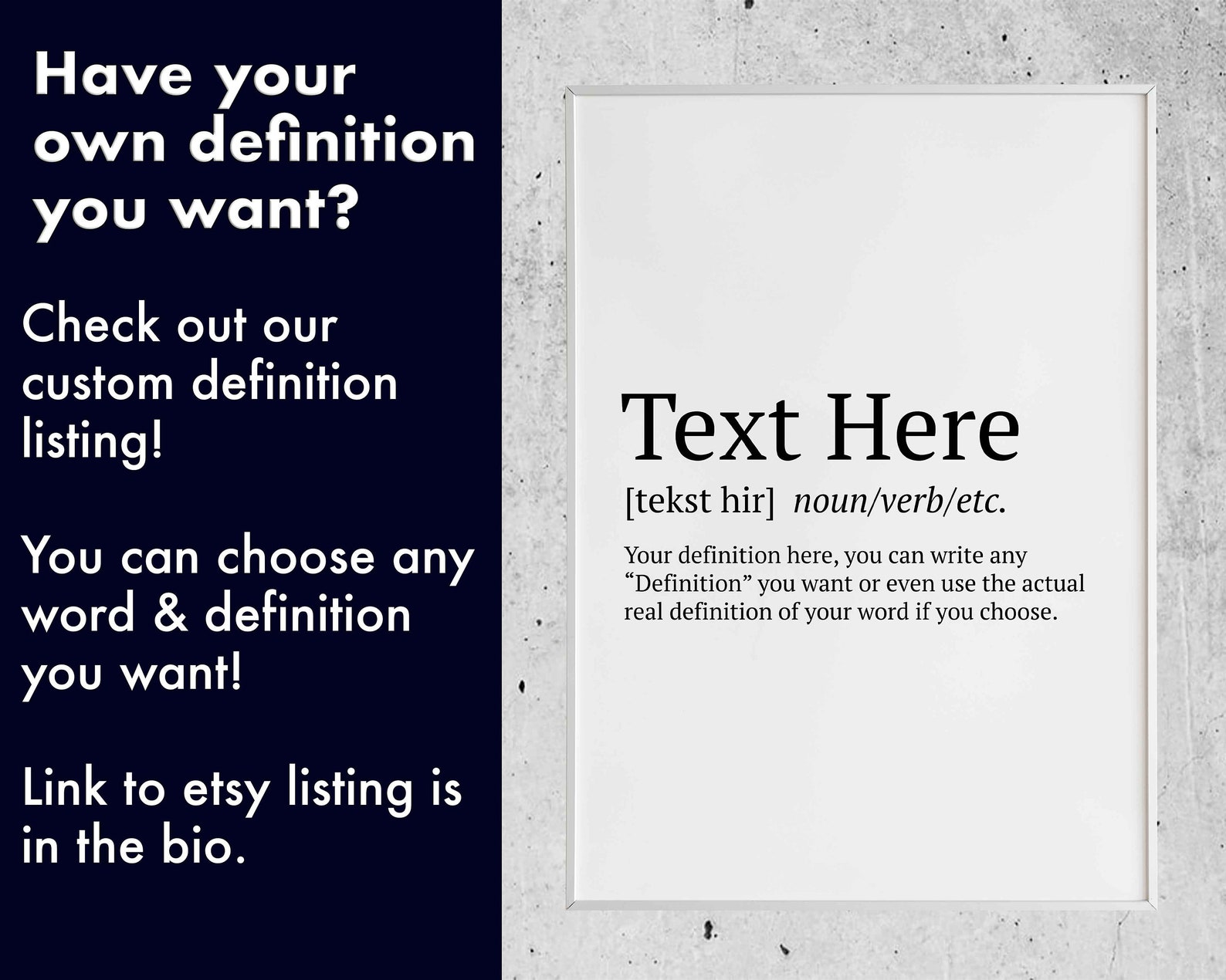 The Climb Dictionary Definition Lyrics Poster Print Etsy