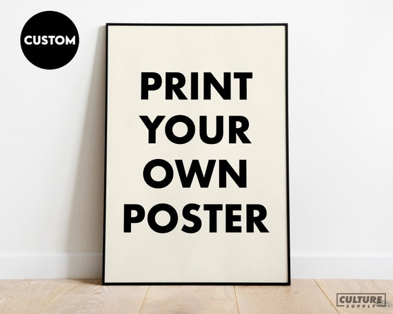 Bulk poster printing outlet