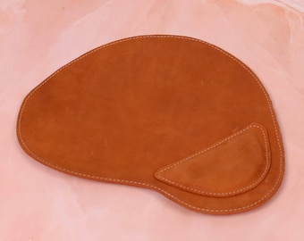 Custom Leather Mouse Pad, Coworker Gift, Gift For Dad, Boss Gift, Gift for Him & Her, Personalized Mouse Pad, Teacher gift, Office Gifts
