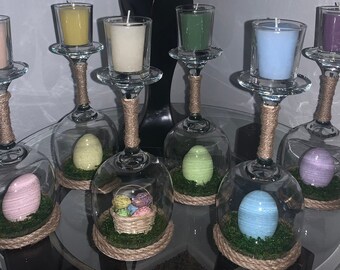 Easter Wineglass Candle Holder Collection