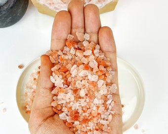 Organic Pink Himalayan Seasalt | 100% Natural, Fine Crystals for Witchcraft, Rituals, Bath and Spa