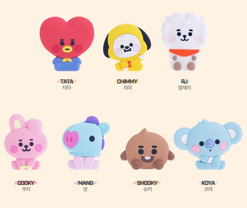 BTS bt21 Official Griptok bt21 phone holder Selfie Finger