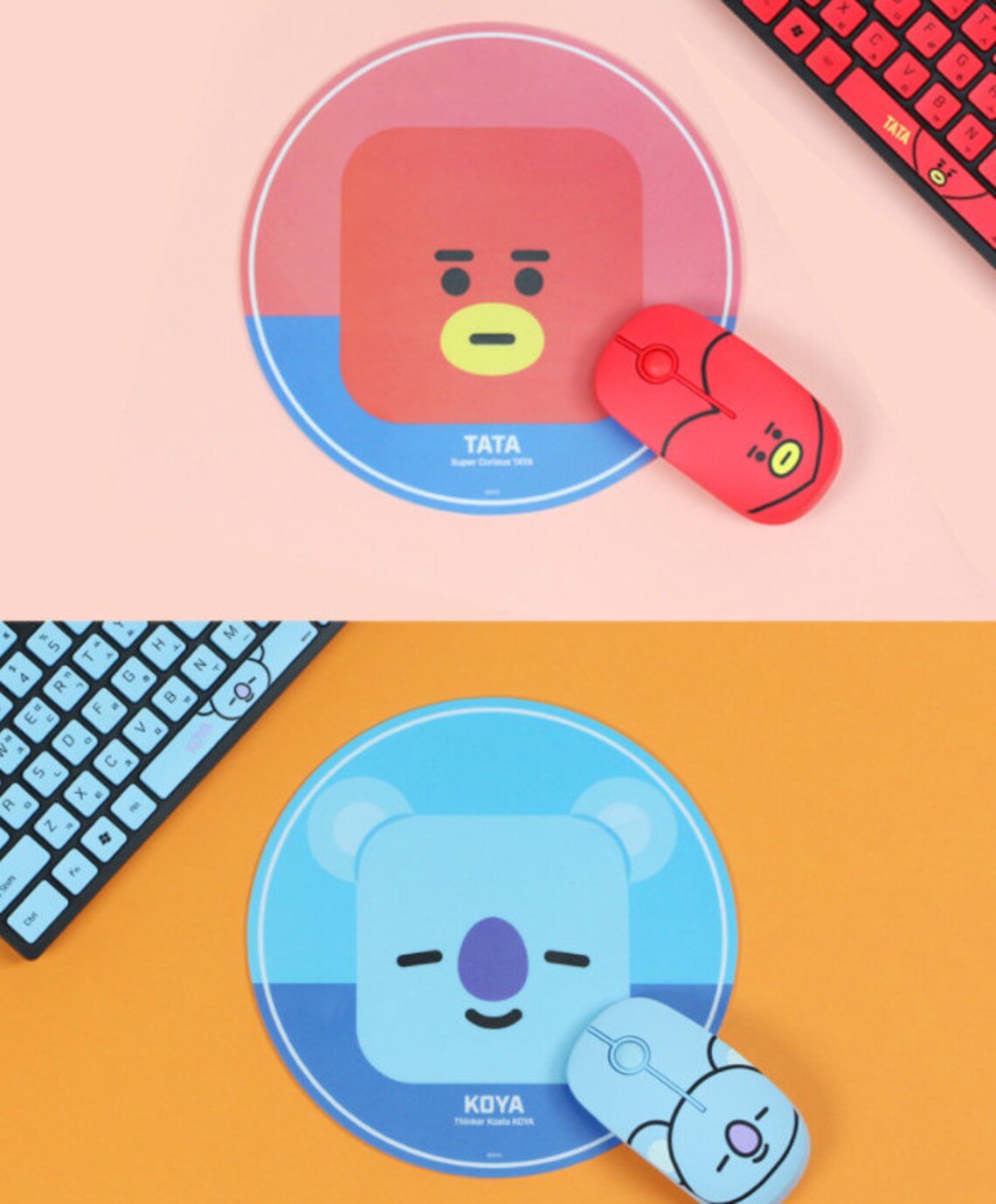 BTS BT21 Official Mouse Pad Etsy