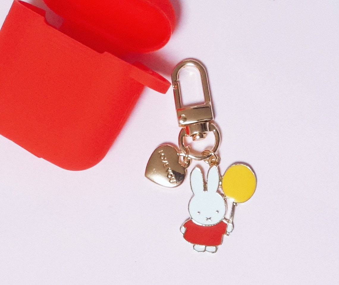 Miffy airpods case keychain miffy keychain airpods case Etsy