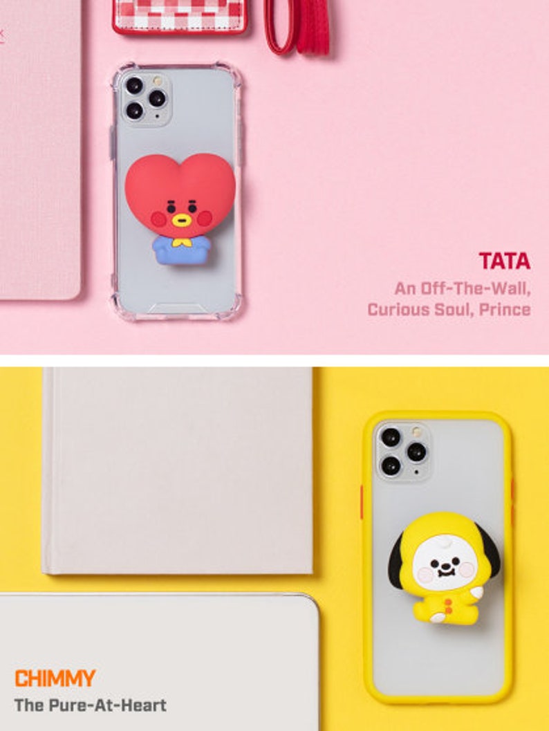 BTS BT21 Popsocket/ bt21 Griptok/ bt21 porta telefono | Etsy