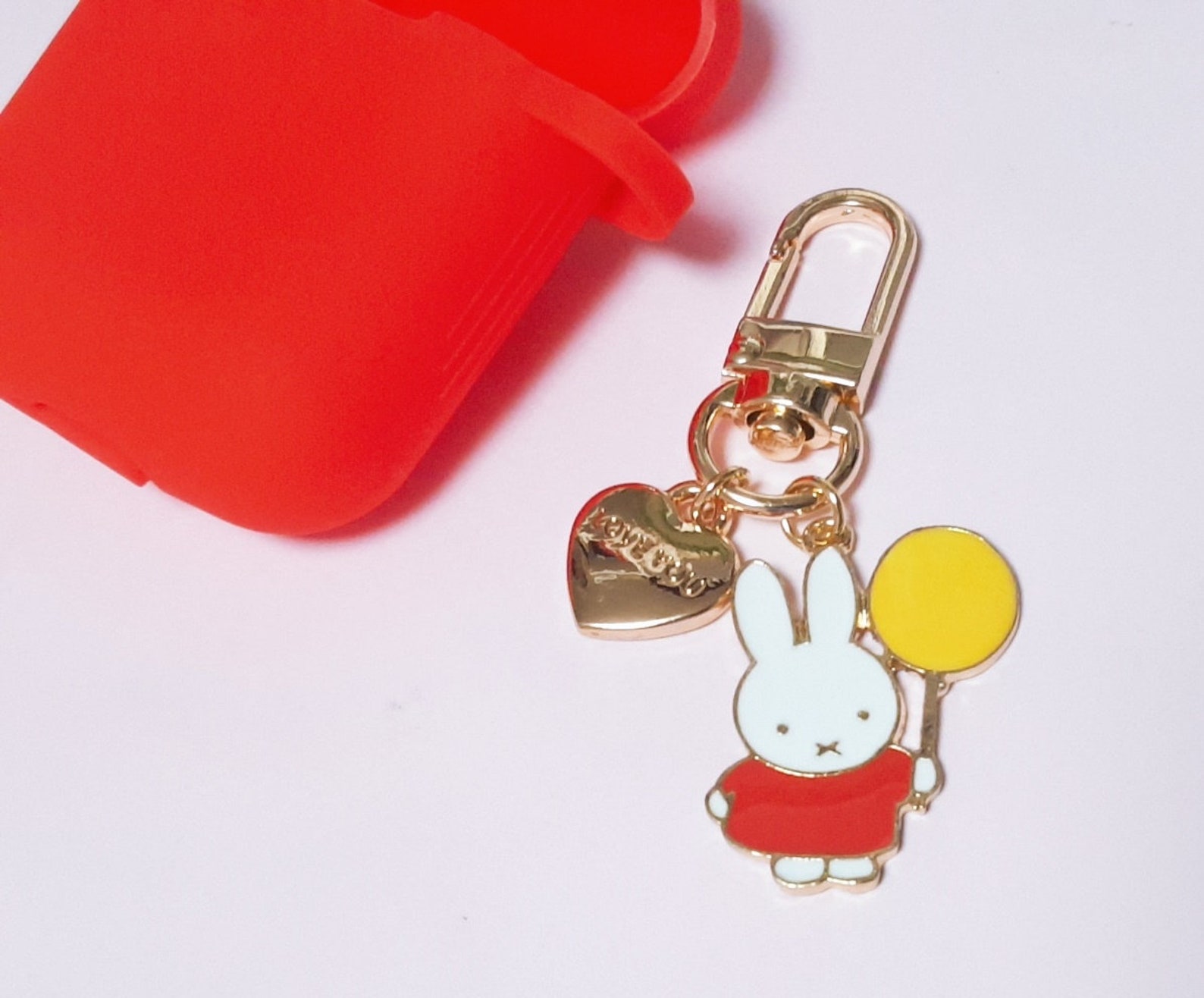 Miffy airpods case keychain miffy keychain airpods case Etsy