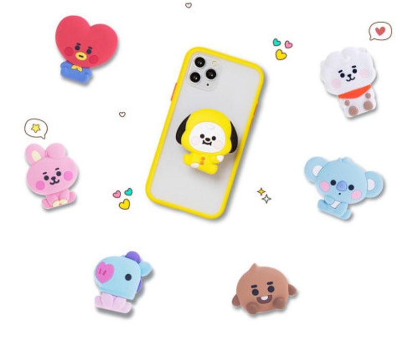 BTS BT21 Popsocket/ bt21 Griptok/ bt21 porta telefono | Etsy