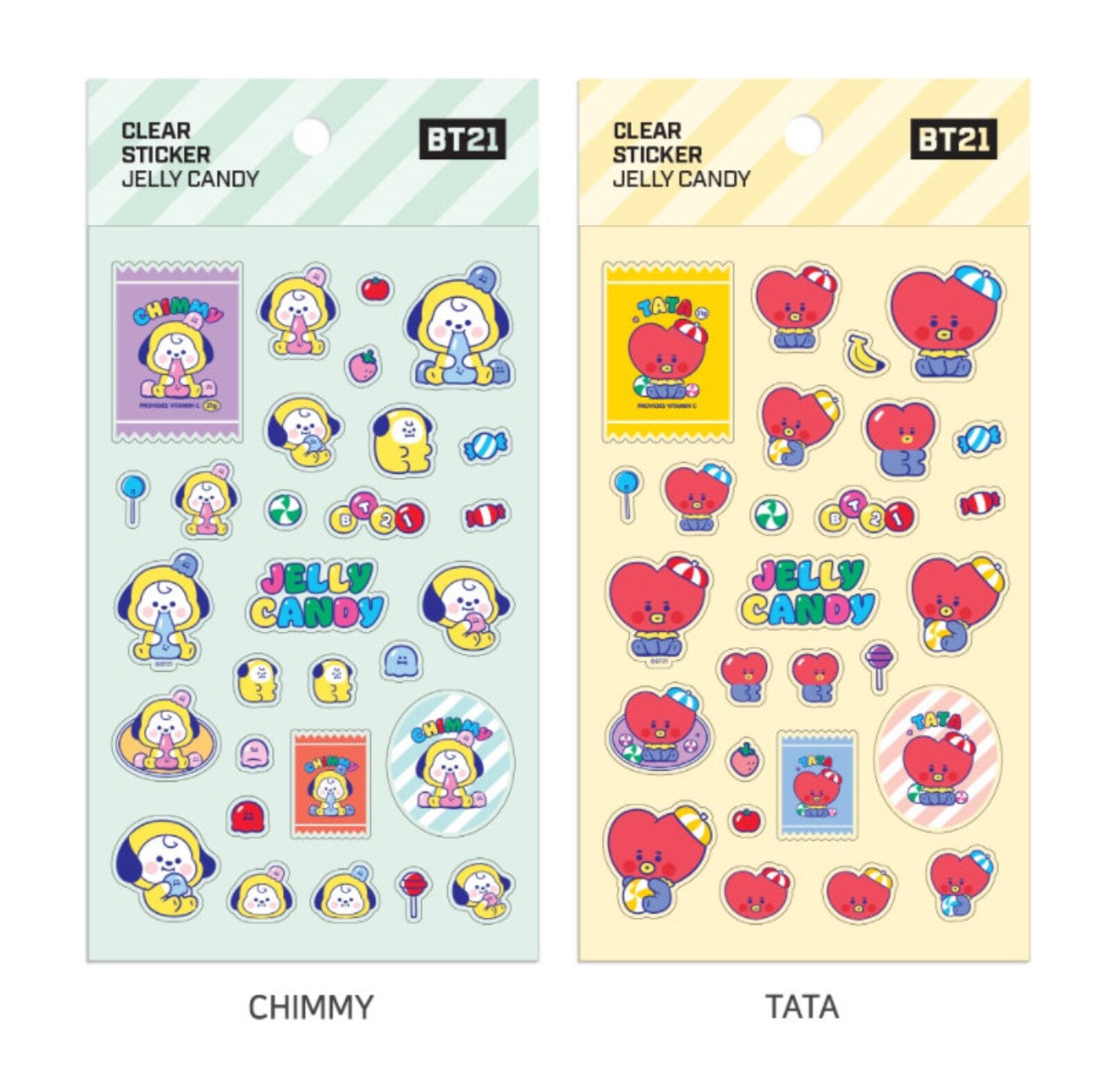 bt21 jelly candy mini plush
