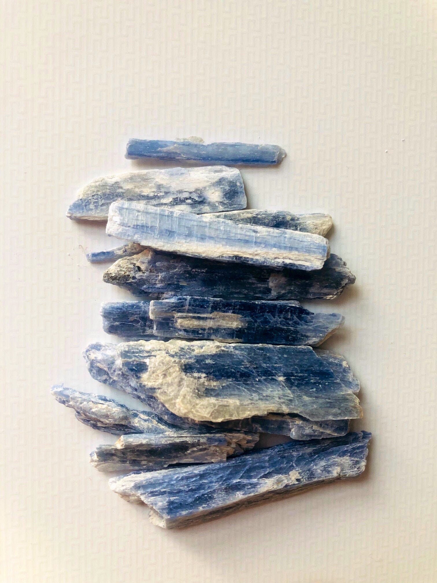 Blue Kyanite Blades 30 G Polished Kyanite Blades Raw Etsy