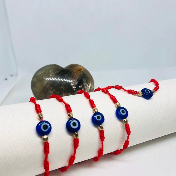 7 Knot Evil Eye Bracelet - Etsy