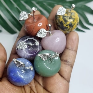 Beautiful Crystal Apple Carvings, Crystal gift ideas, Crystal Carvings