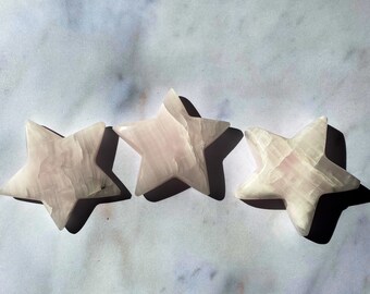 Pink Mangano Calcite stars