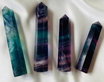 Rainbow Flourite towers ~ Flourite Towers