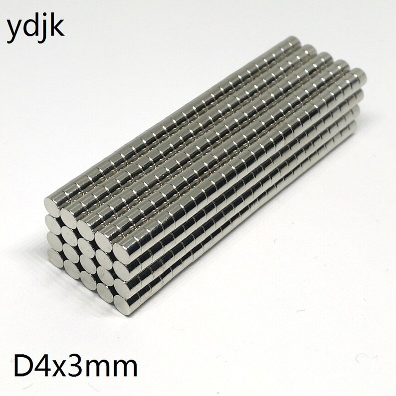 500PCSLOT Disc Magnet 4*3 N35 Rare earth permanent magnet 4x3 NdFeB Magnets 4 x 3