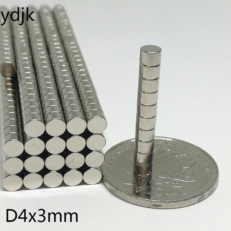 500PCSLOT Disc Magnet 4*3 N35 Rare earth permanent magnet 4x3 NdFeB Magnets 4 x 3
