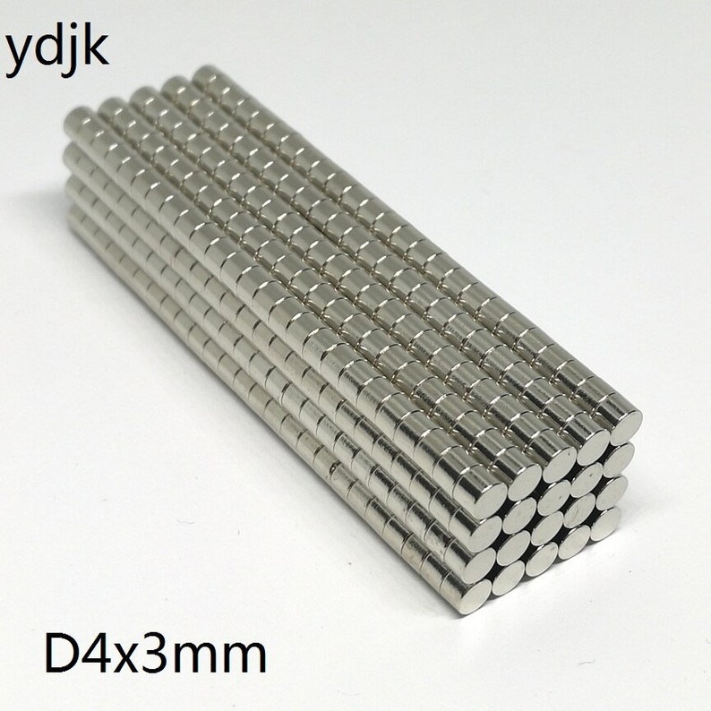 500PCSLOT Disc Magnet 4*3 N35 Rare earth permanent magnet 4x3 NdFeB Magnets 4 x 3
