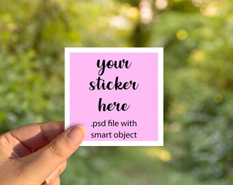Download Sticker Mockup Etsy