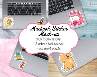 Editable Sticker Sheet Photoshop Mockup With Hand Smart Object for ...