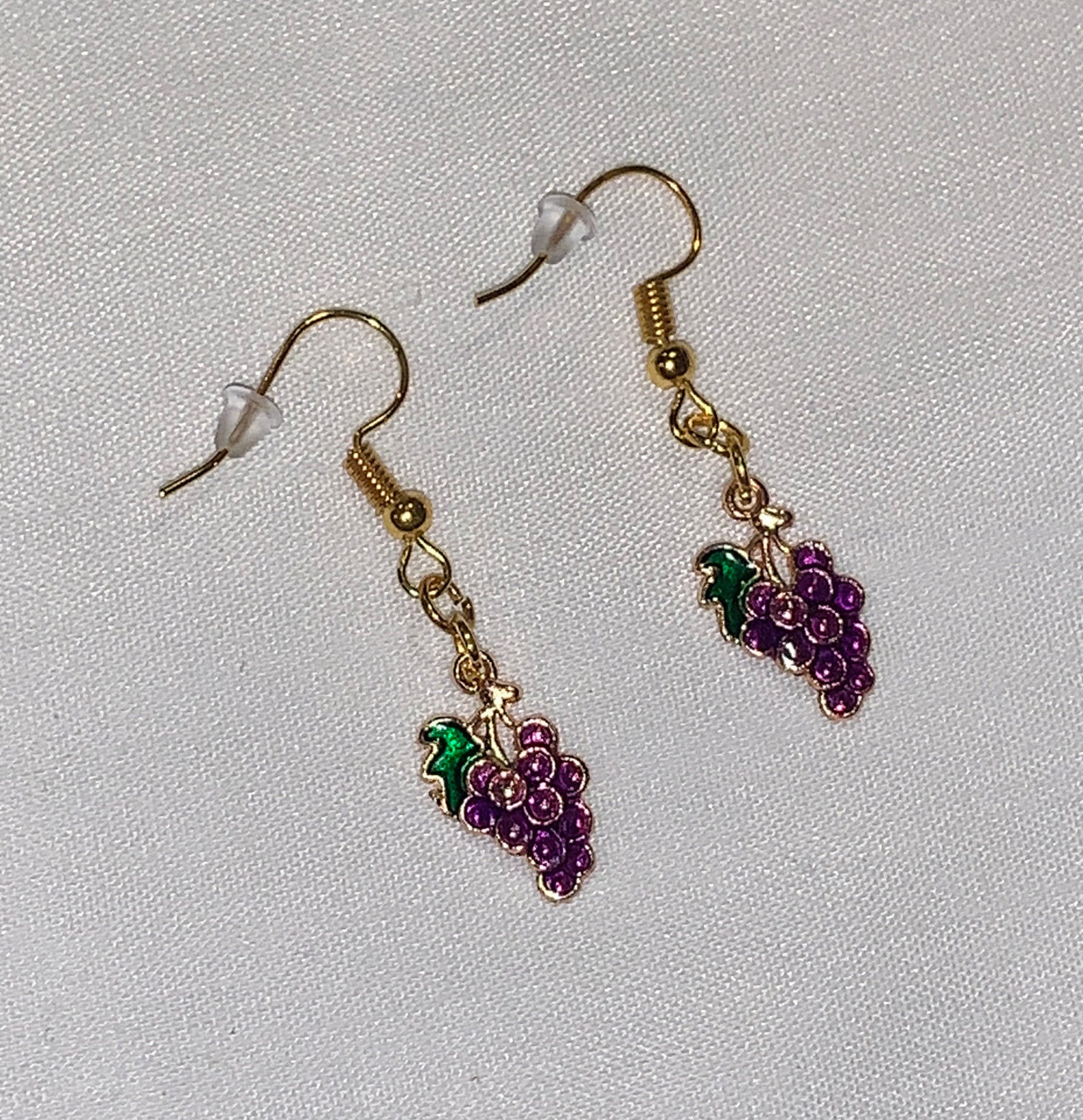 Grape Earrings Etsy
