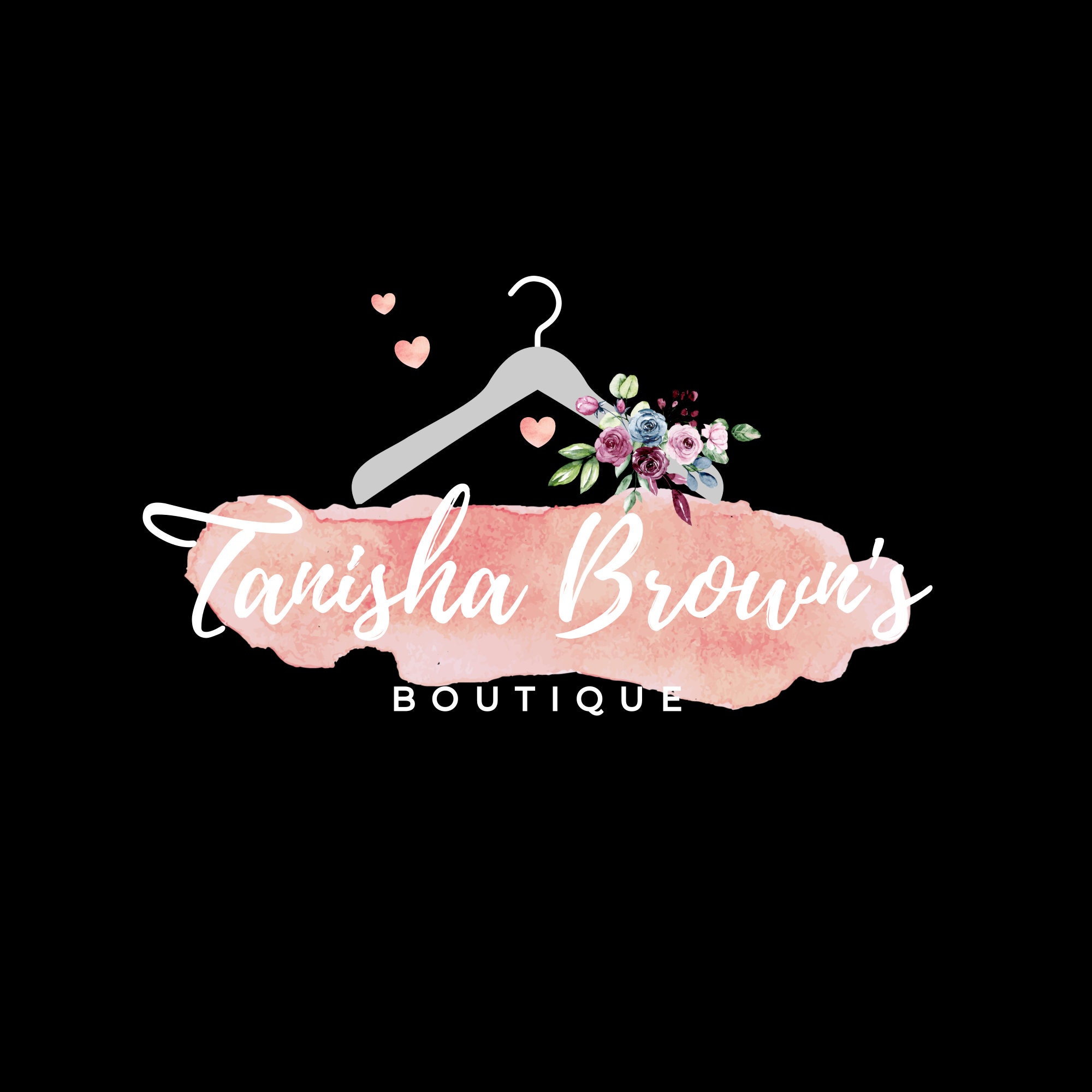 Clothing Boutique logo design Clothing logo design Watermark Etsy
