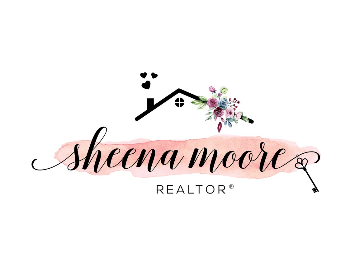 Real Estate Logo Roof, Modern Real Estate Logo, Key Logo Realtor,real