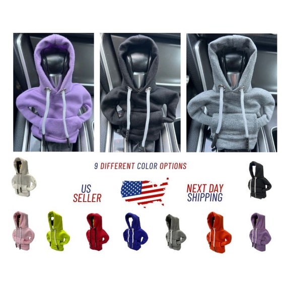 Hoodie Car Gear Shift Cover, Gear Stick Hoodie, Hoodie Gear Shift