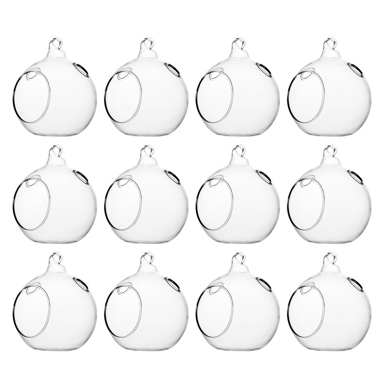 Hanging Glass Orbs Wedding Centerpiece Hanging Glass Etsy
