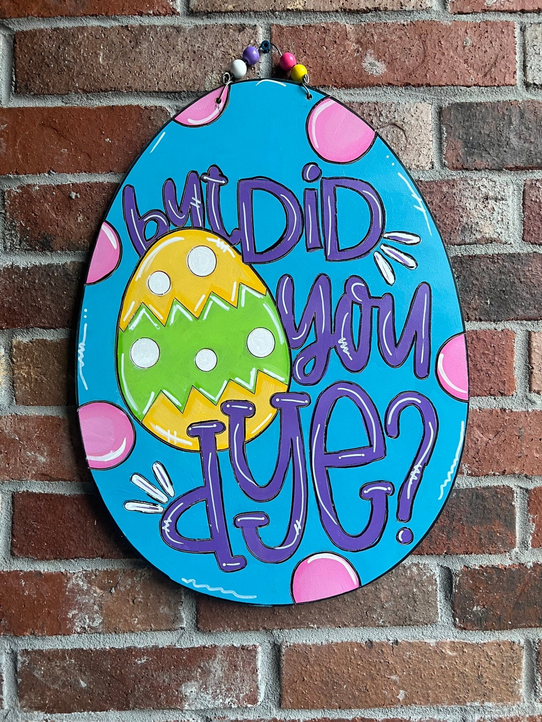 IN STOCK Easter Door Hanger/funny Door Hanger/easter Egg Door Hanger Etsy