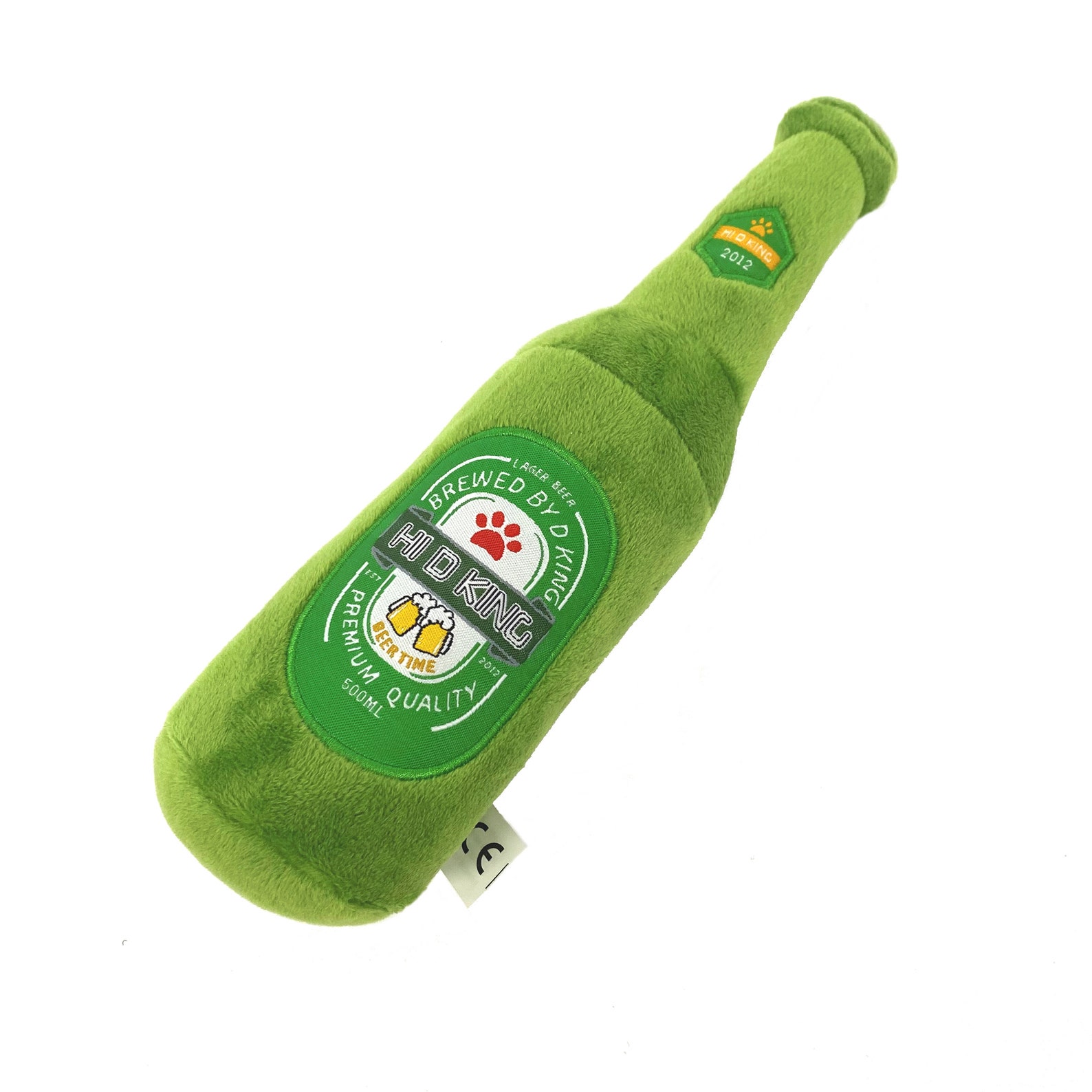 Green Beer Bottle Dog Toy Pet Cute Plush Soft Squeak Etsy