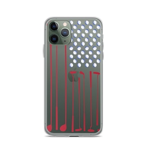 Golf iPhone Case, Patriotic iPhone Case, iPhone 12 11 Pro Max case iPhone 12 Mini iPhone XR case iPhone XS Max Case, iPhone SE Case