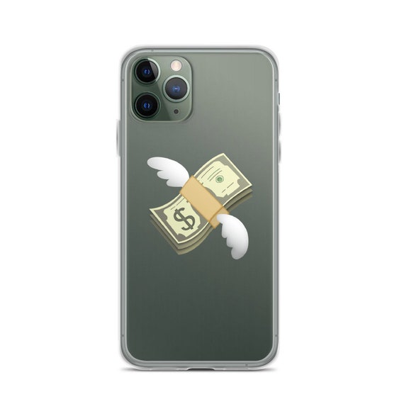 Money iPhone Case Clear iPhone Case with flying cash image Etsy