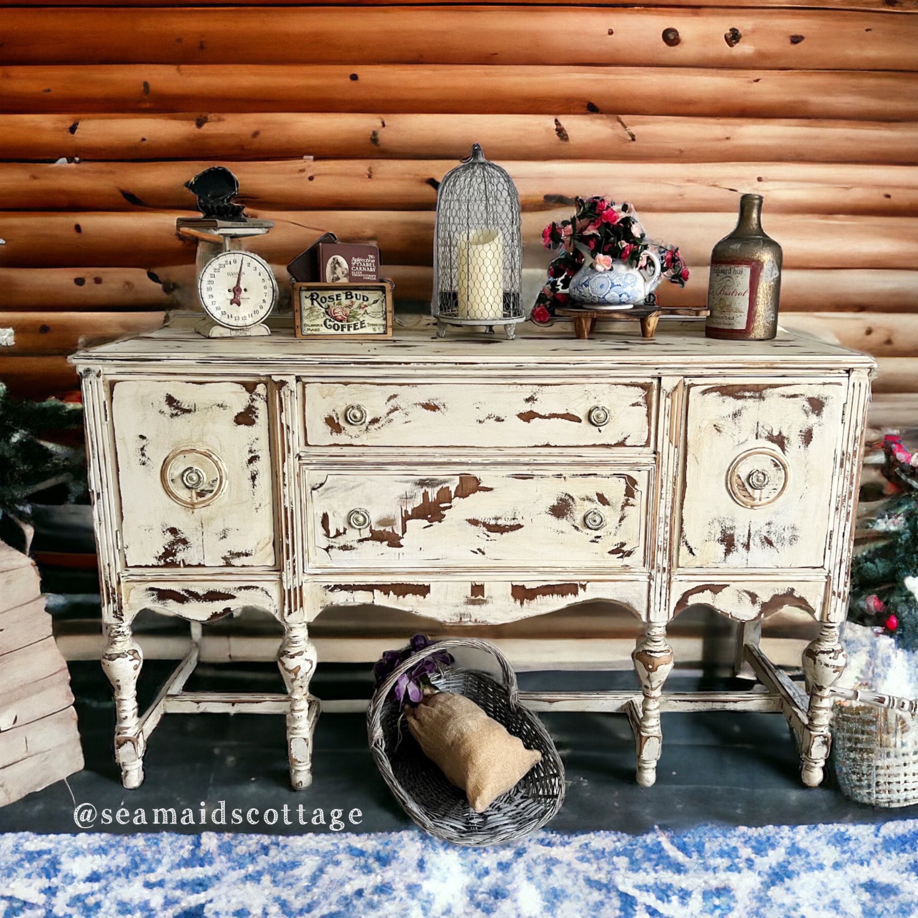 Antique online buffet table