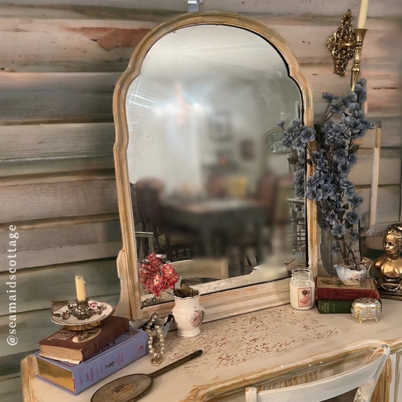 gold mirrored dressing table Claremont Panelled Dressing Table Mirror | Designed by Sophie Paterson