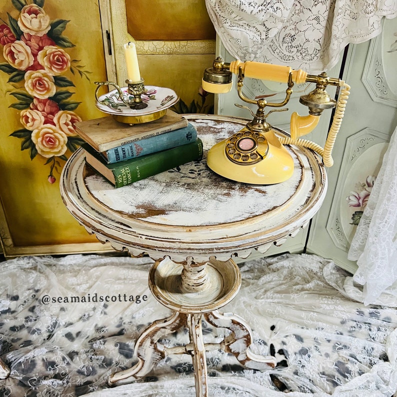 SOLD this will be for a custom order SIMILAR ITEMGorgeous Antique French Chateau/Country/Farmhouse Side Table image 6