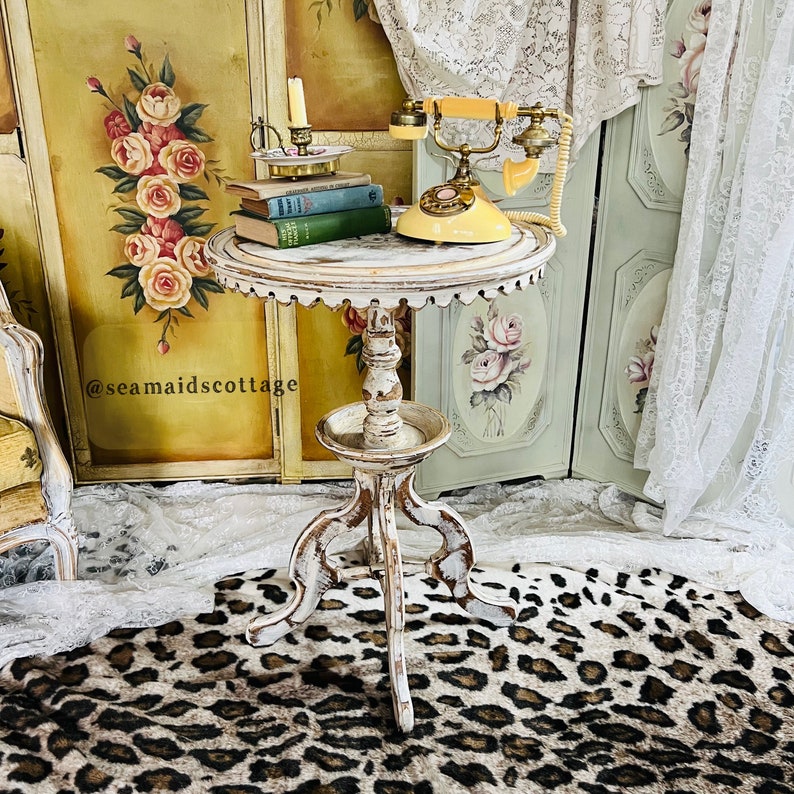 SOLD this will be for a custom order SIMILAR ITEMGorgeous Antique French Chateau/Country/Farmhouse Side Table image 7