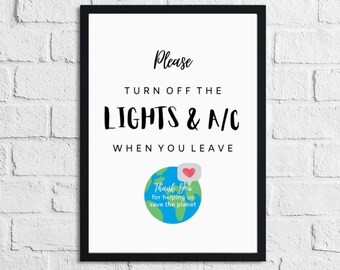 Turn Off Lights Etsy