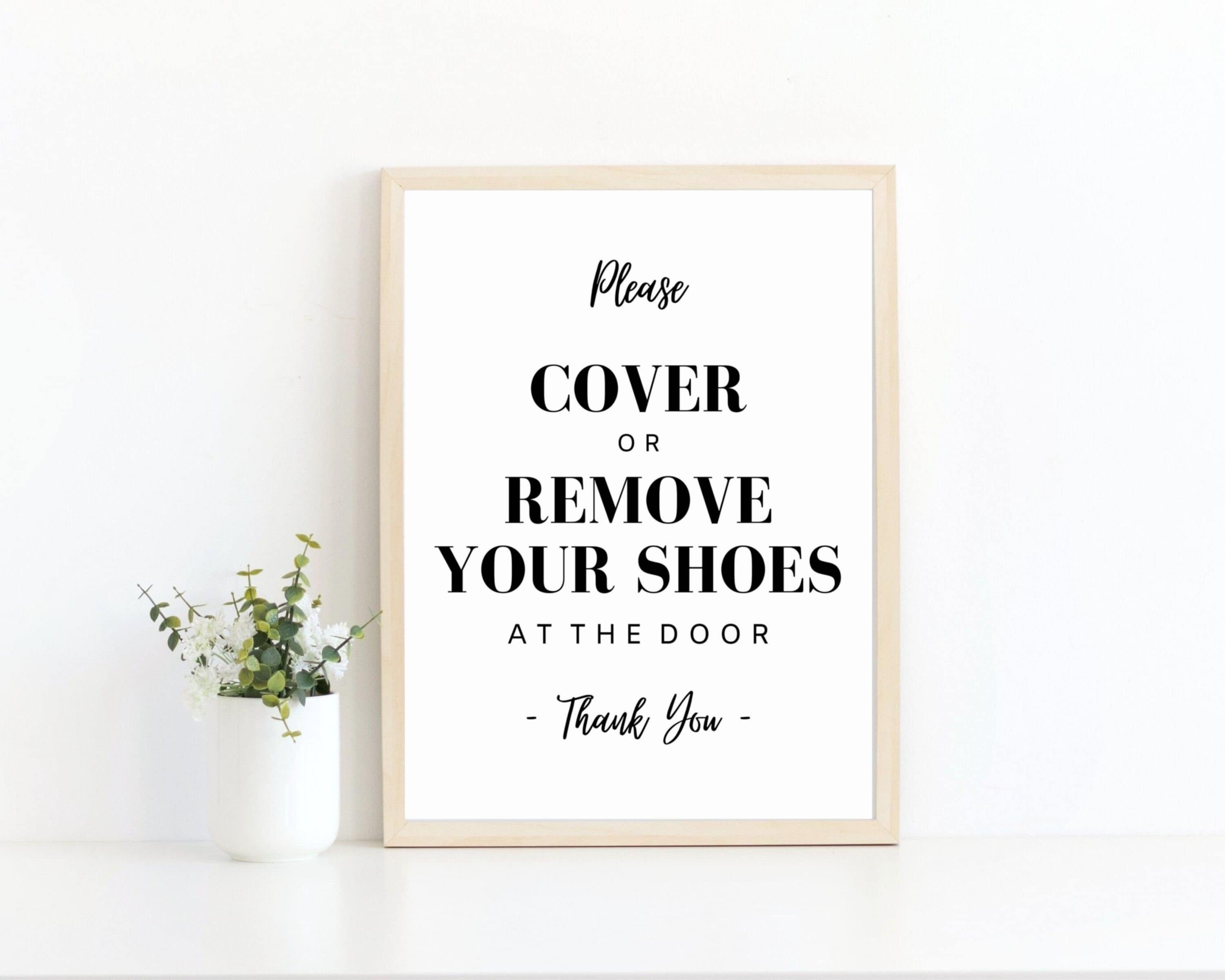 Please Remove Shoes Sign, Open House Sign, Real Estate Sign, Real Estate Printable PDF, Open ...